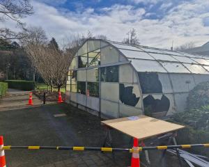 The Winter Garden at Queens Park in Invercargill has been vandalised once again this week. PHOTO:...