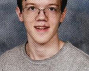 Bethel Park High School 2020 yearbook photo of Thomas Crooks. Photo: Supplied via Washington Post...