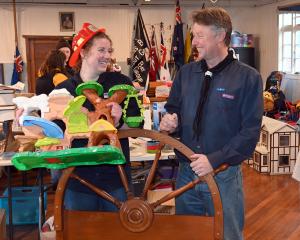 Andersons Bay Sea Scouts group leader Greg Verhoef and his daughter, assistant group leader...