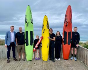 St Kilda Surf Life Saving Club has made good use of the training boards it bought for its "Little...