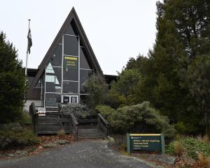 The entrance to the Department of Conservation’s Tititea/Mount Aspiring National Park Visitor...