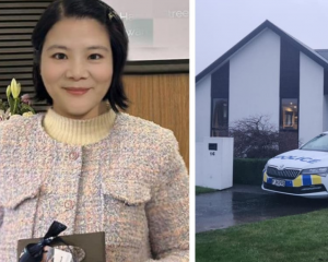 Yanfei Bao and the house at the centre of the inquiry into her disappearance. Photo: Supplied / RNZ