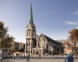 The Christ Church Cathedral concept design. Image: Warren and Mahoney / Supplied