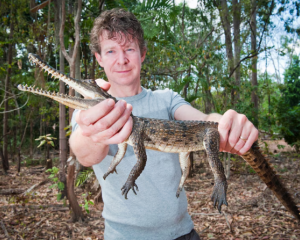 Zoologist and crocodile expert Adam Britton. Photo: Supplied/Charles Darwin University 