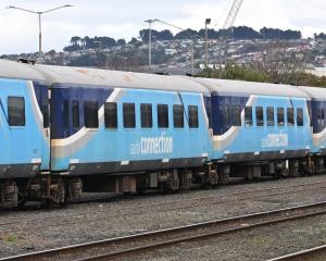 New carriages have appeared on the tracks at the Dunedin Railway Station. Photo: Gerard O'Brien