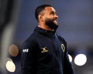 Otago winger Jona Nareki looks on ahead of last year's NPC match between Otago and Taranaki at...