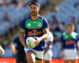 Shaun Johnson Johnson sits fourth on the list of all-time appearances for the Warriors. Photo:...