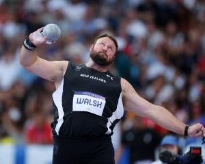 New Zealand's Tom Walsh. Photo: Getty Images