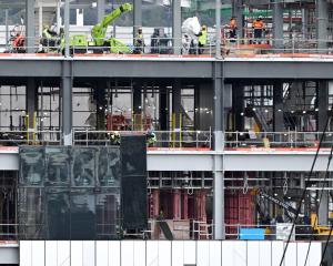 The new Dunedin Hospital takes shape. PHOTO: GERARD O’BRIEN