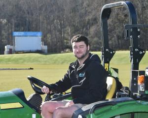 University Oval groundsman Jayden Tohill is moving to Christchurch to lead the team at Hagley...