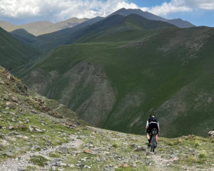 Joe Nation on the Silk Road Mountain Race. Photos: Supplied / Joe Nation