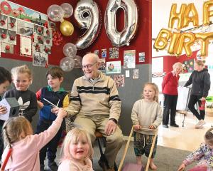 "Grandad" Ted Brown shares some of the creations he has made for Corstorphine Kindergarten...