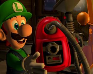 The right tool for the job ... Loveable coward Luigi puts his "Poltergust 5000" — OK, it’s a...