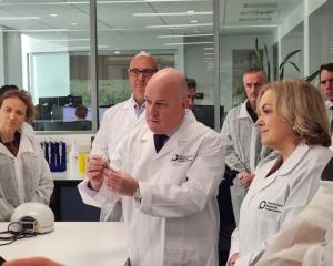 Prime Minister Christopher Luxon and Science, Innovation and Technology Minister Judith Collins...