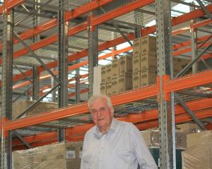 Bevan Crombie in Crombie and Price’s recently opened 1000sq m warehouse in 2016. PHOTO: HAMISH...