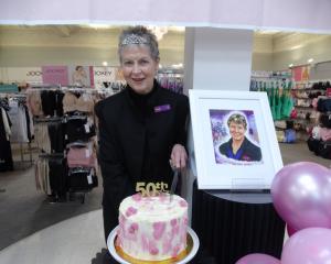 In recognition of her 50 years of service Helen Tee was surprised by her Farmers Oamaru...