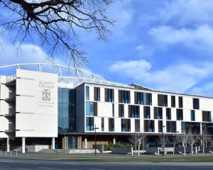 The Otago University Plaza Building by Forsyth Barr Stadium. PHOTO: PETER MCINTOSH