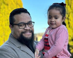 University of Otago human nutrition researcher Dr Edmond Fehoko with his daughter Nancy Laumanu...