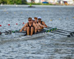 Jack Pearson, Finn Hamill, Evan Williams and Angus Kenny at the world under-23 championships....