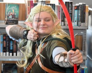 Dressed as Legolas for St Hilda’s Collegiate book week is student Phoebe Jaquiery, 17. PHOTOS:...