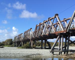 The historic Totara Rail Bridge near Ross. WEST COAST WILDERNESS TRAIL TRUST