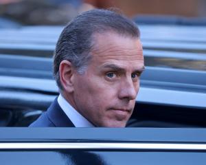 Hunter Biden leaves the federal court in Los Angeles. Photo: Reuters