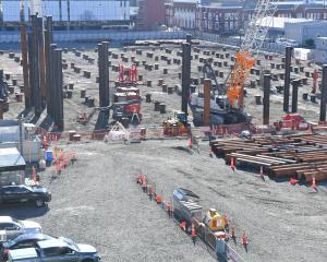 The new Dunedin hospital site. PHOTO: STEPHEN JAQUIERY