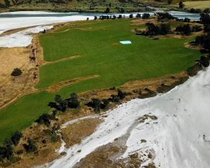 Dart River Island, near Glenorchy, is for sale. PHOTO: CHRIS MORRIS