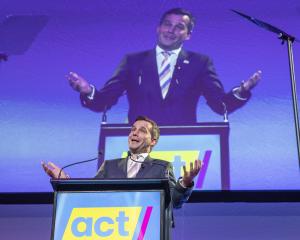 David Seymour in full flight. PHOTO: NZ HERALD