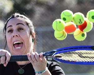 Andrea Ryder is settling in as Tennis Otago’s new game development officer. PHOTO: PETER MCINTOSH