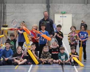 Clutha children worked and played hard to develop their cricket skills last week at the Cross...