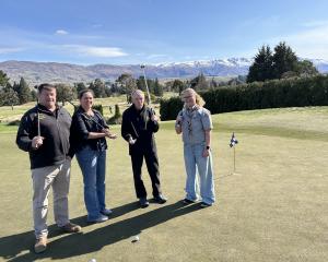 Preparing for the annual Cromwell Lions Golden Golf event are (from left) sponsor ITM Southern...