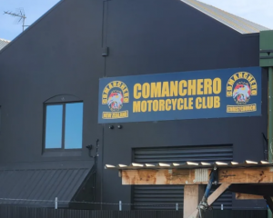 The Comancheros gang headquarters in Christchurch. Photo: Anna Sargent