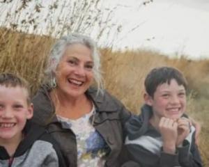 Cora Torr with two of her grandchildren. Photo: Cartwright Creative Imagery