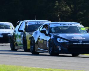 Nieko Scoles, 14, in his Toyota 86 competed in the Class 4/5 1-Hour race. PHOTO: DAVE LOUDON