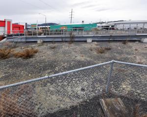 A cap covers the former gasworks’ tar pit beside Hillside Rd. PHOTO: STEPHEN JAQUIERY