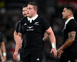 Ethan de Groot will start for the All Blacks against the wallabies. Photo: Getty