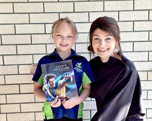 Jessica Dippenaar with mum Anneri. Jessica has written and self-published superhero saga Coco’s...