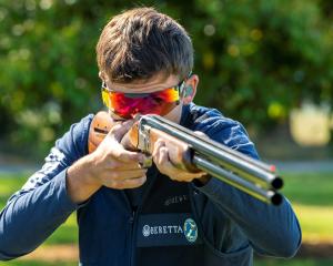 Jack Heslip shows the form which he hopes can be reproduced at the ISSF Junior World...