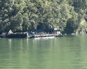 The Southern Discoveries underwater observatory in Harrison Cove, Milford Sound has begun to sink...