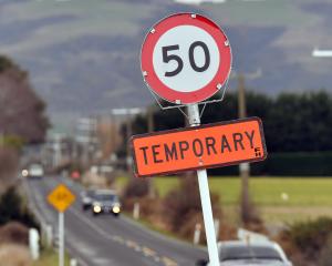 The speed limit on this stretch of Riccarton Rd has returned to its original limit of 80km per...