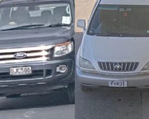 Police were appealing to the public for any information or sightings of two vehicles of interest ...