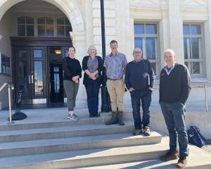 The NZ Grassland Association conference is being hosted in Oamaru in November. Pictured from left...