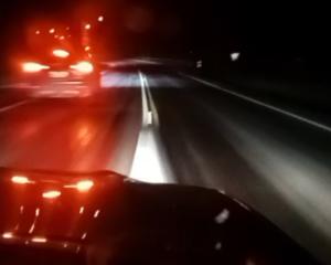 The video captured the moments before the car was spiked near Waihola.