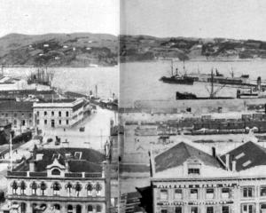 A panoramic view over the city of Dunedin. — Otago Witness, 29.4.1924