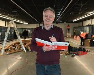 Developer Ray Macleod stands in the nearly completed retail space of the Lake Hāwea Fresh Choice...