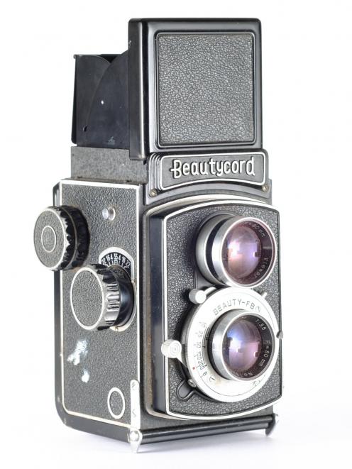 A "Beautycord" camera dating from the late 1950s is one of the heritage items at the museum....