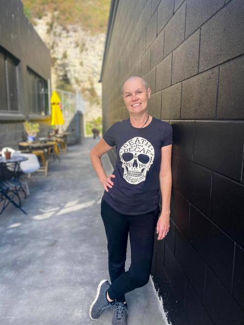 Sharon Rayner, owner of Bean Me Up cafe in Kaikōura. Photo: Supplied