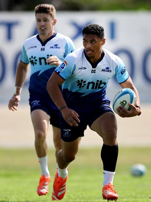 Star Blues winger Caleb Clarke welcomes back veteran first five Beauden Barrett to the Blues.