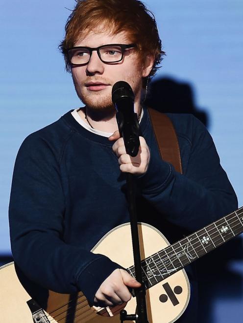 Ed Sheeran will perform in Dunedin next March. Photo: Getty Images 